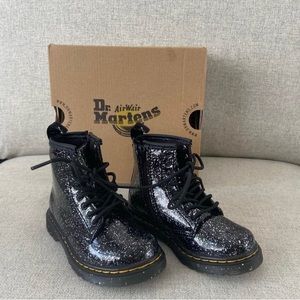 Dr. Martens glitter boot. Toddler size 8